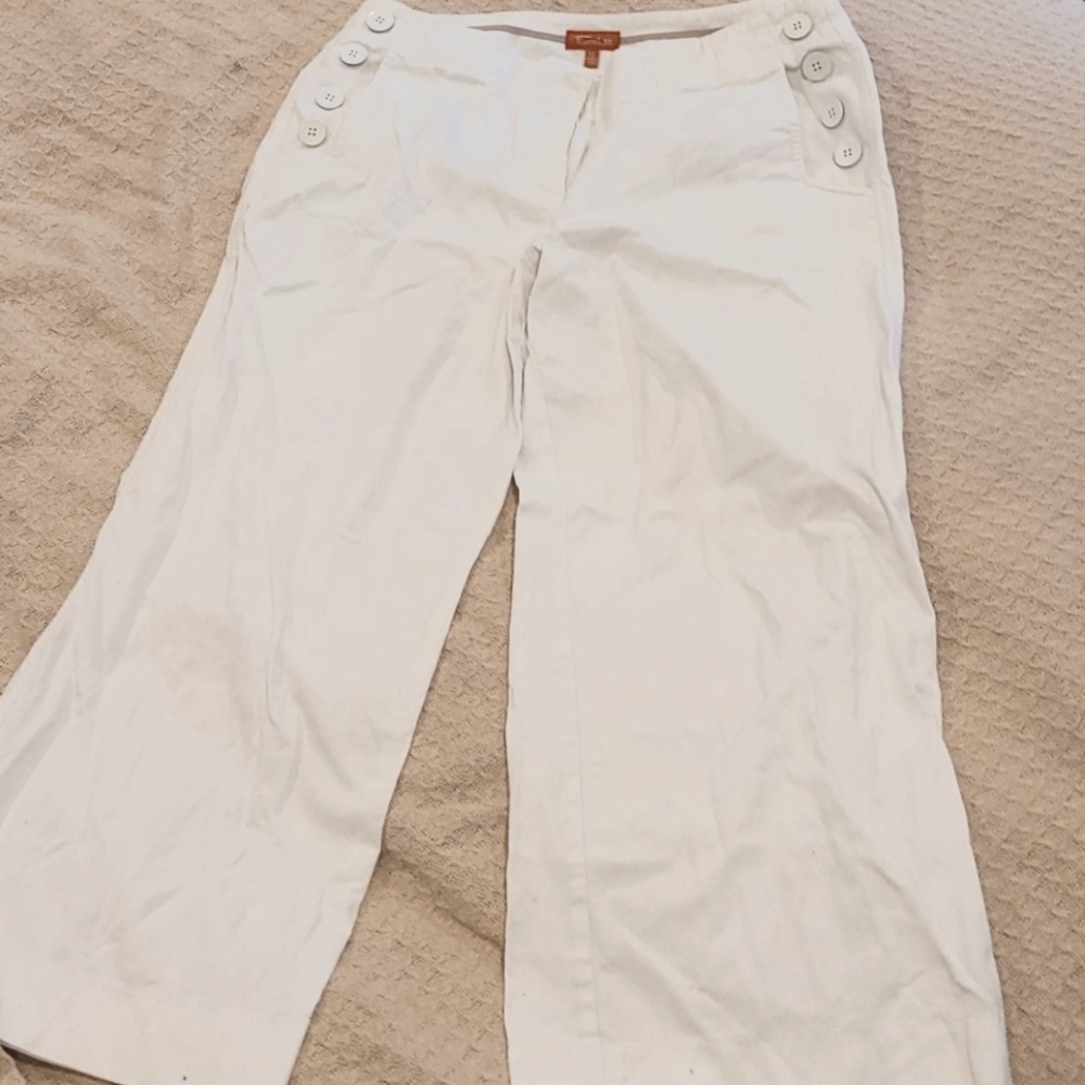 Women's white sailor style Relax Tommy Bahama pant